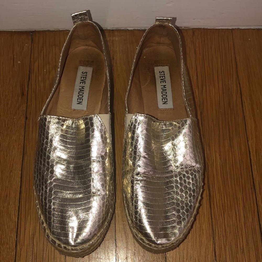 Steve Madden slip ons Snake Skin